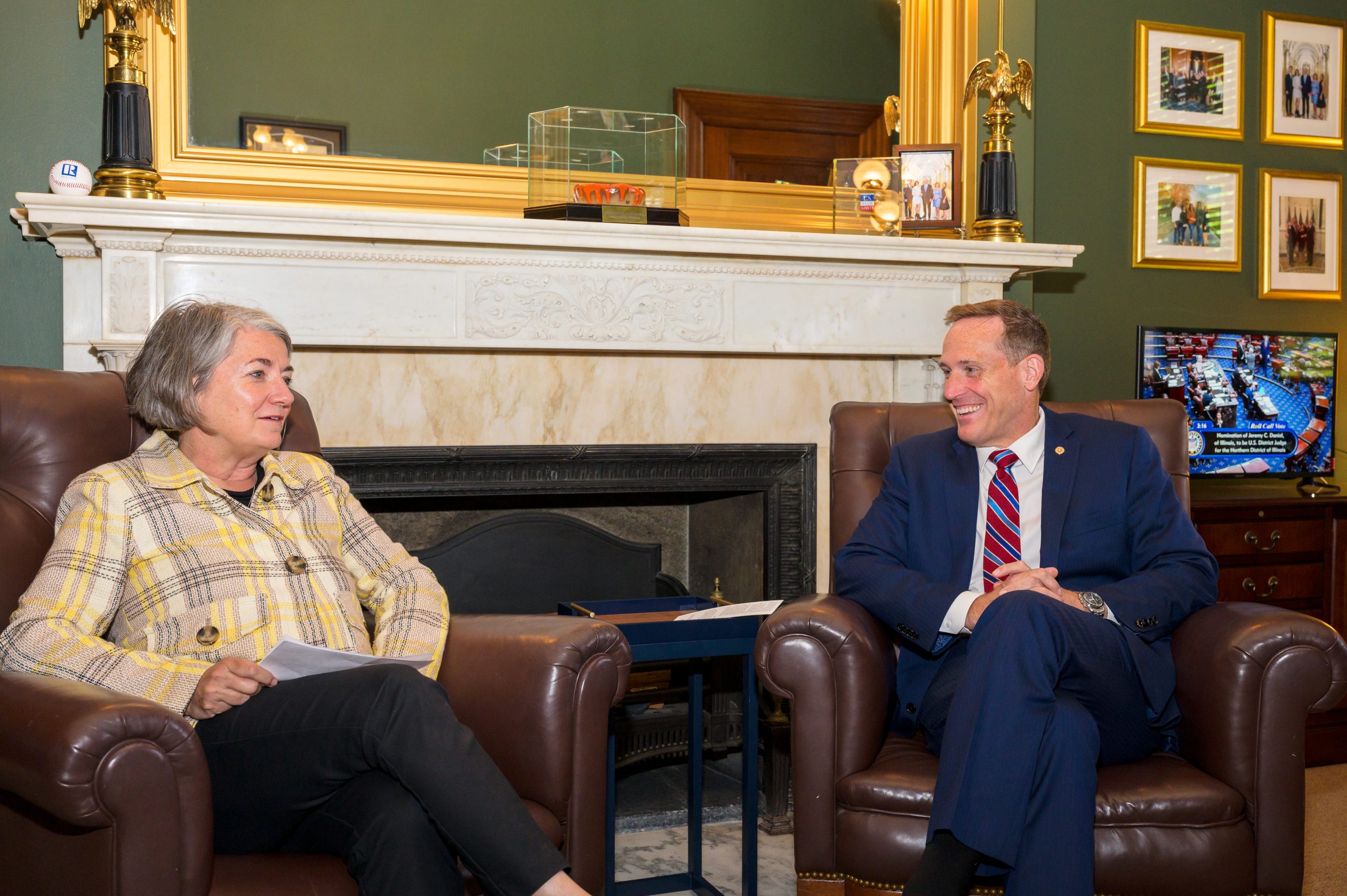 Senator Ted Budd Meets with Swedish Ambassador