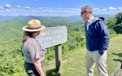 Budd Visits Blue Ridge Parkway in Bid to Secure National Historic Landmark Status